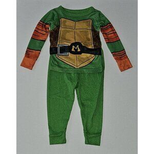 TMNT Teenage Mutant Ninja Turtles Michelangelo Pajamas Snug Fit Boys Toddler 2T